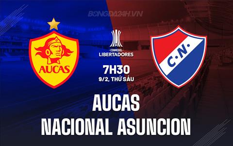 Nhận định Aucas vs Nacional Asuncion 7h30 ngày 9/2 (Copa Libertadores 2024)