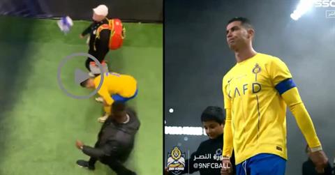 Ronaldo có hành động phản cảm sau trận thua Al-Hilal