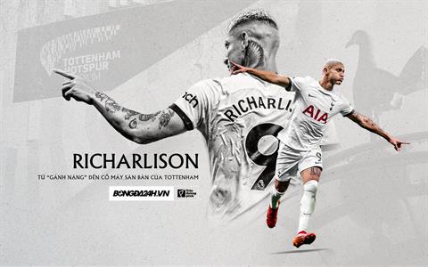 Richarlison: Từ gánh nặng đến cỗ máy săn bàn của Tottenham