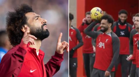 Mohamed Salah trở lại tập luyện cùng Liverpool 