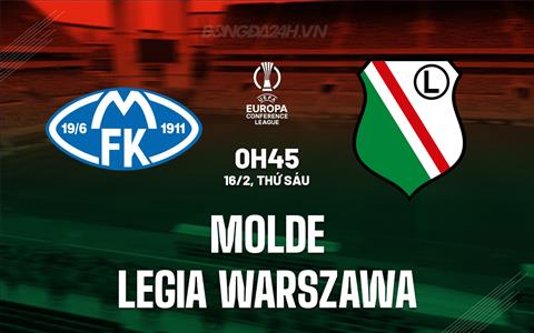 Nhận định Molde vs Legia Warszawa 0h45 ngày 16/2 (Conference League 2023/24)