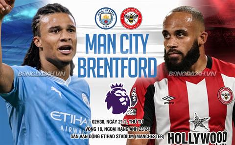 Nhận định Man City vs Brentford (02h30 ngày 21/02): Mệnh lệnh phải thắng