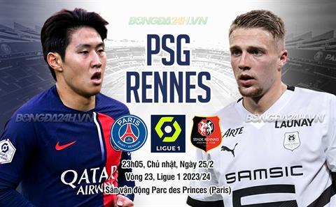 Nhận định PSG vs Rennes (23h05 ngày 25/2): Không hề dễ dàng