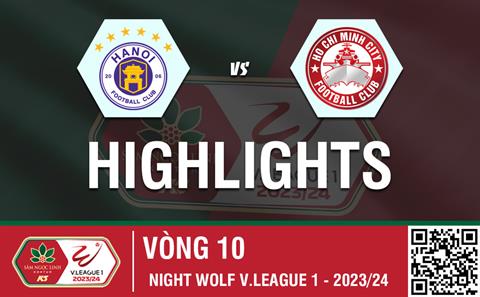 Highlights Hà Nội - TPHCM | Chiến hạm đỏ chìm nghỉm | Vòng 10 V-League 2023/24