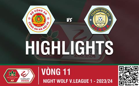 Highlights CAHN - Thanh Hóa | Bám sát ngôi đầu | Vòng 11 V-League 2023/24