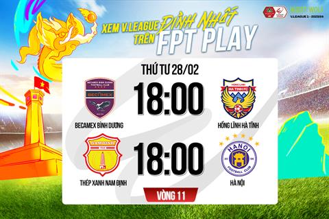 Night Wolf V.League 1-2023/24: Thách thức chờ đợi Nam Định, Bình Dương