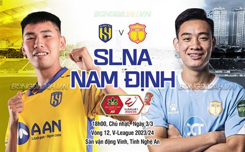 Chơi thiếu người, Nam Định vẫn thắng ngoạn mục trên sân Vinh