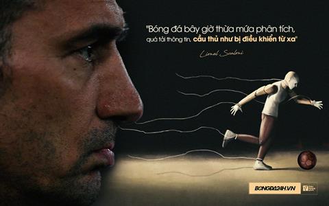 Lionel Scaloni: “Bóng đá bây giờ thừa mứa phân tích, quá tải thông tin, cầu thủ bị điều khiển từ xa”