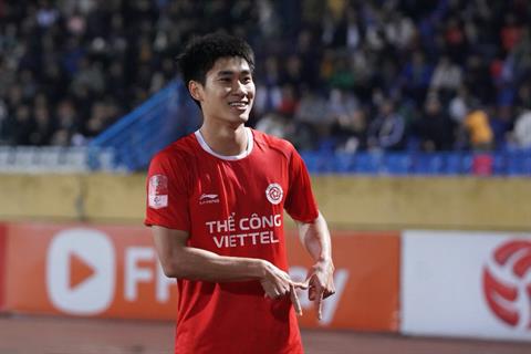Nhâm Mạnh Dũng ghi điểm với HLV Thể Công Viettel ở trận hòa Đà Nẵng