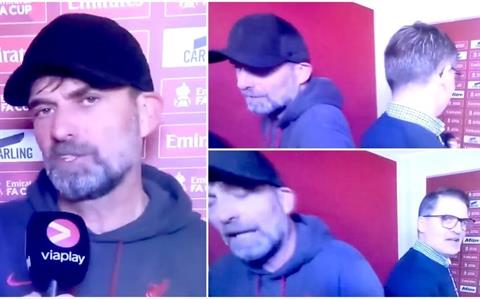 VIDEO: Jurgen Klopp bỏ ngang phỏng vấn vì câu hỏi ngớ ngẩn của phóng viên