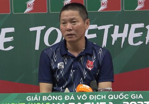 HLV Chu Đình Nghiêm không hài lòng dù Hải Phòng bất bại 11 trận liên tiếp 