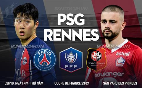 Nhận định PSG vs Rennes (02h10 ngày 04/04): Vé đi tiếp cho chủ nhà