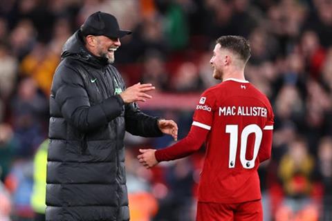 Jurgen Klopp đưa Alexis Mac Allister lên mây