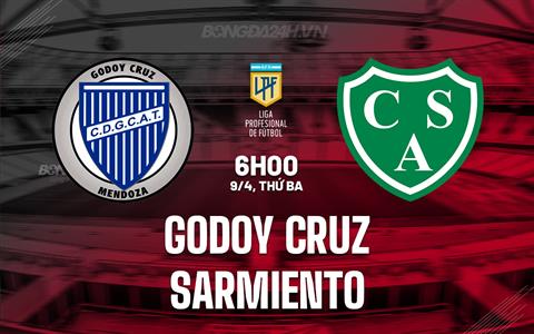 Nhận định Godoy Cruz vs Sarmiento 6h00 ngày 9/4 (Argentina Copa de la Liga 2024)