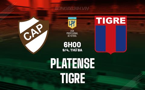 Nhận định Platense vs Tigre 6h00 ngày 9/4 (Argentina Copa de la Liga 2024)