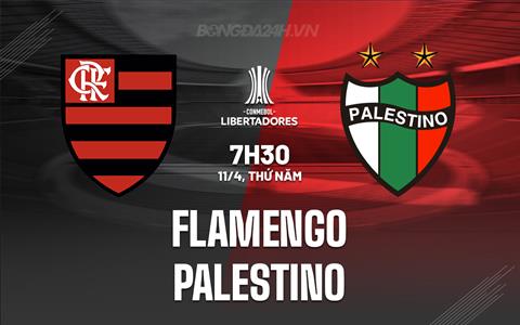 Nhận định Flamengo vs Palestino 7h30 ngày 11/4 (Copa Libertadores 2024)