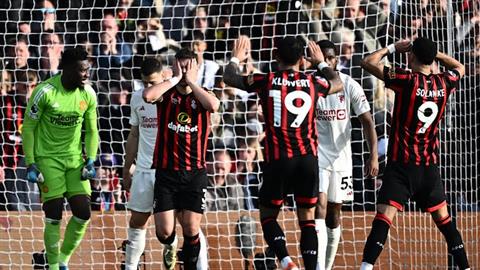 Những con số không thể bỏ qua sau trận Bournemouth vs MU