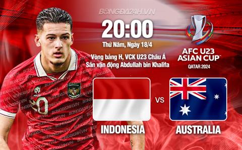 Nhận định U23 Indonesia vs U23 Australia (20h00 ngày 18/4): Khi Garuda không còn đường lùi