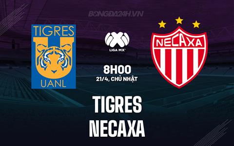 Nhận định - dự đoán Tigres vs Necaxa 8h05 ngày 21/4 (VĐQG Mexico 2023/24)