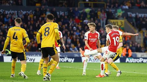 Những con số ấn tượng sau trận Wolves 0-2 Arsenal