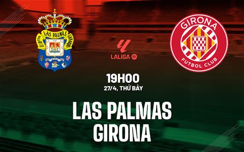 Nhận định bóng đá Las Palmas vs Girona 19h00 ngày 27/4 (La Liga 2023/24)