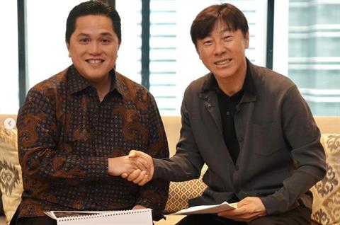 Indonesia chính thức ký hợp đồng khủng với HLV Shin Tae-yong