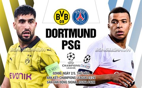 Nhận định Dortmund vs PSG (02h00 ngày 2/5): Nhập cuộc thận trọng