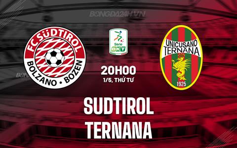 Nhận định bóng đá Sudtirol vs Ternana 20h00 ngày 1/5 (Hạng 2 Italia 2023/24)