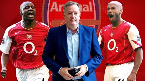 Piers Morgan chọn đội hình tốt nhất lịch sử Arsenal
