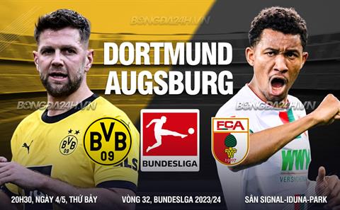 Nhận định Dortmund vs Augsburg (20h30 ngày 04/05): Cơ hội cho kép phụ