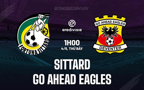Nhận định Fortuna Sittard vs Go Ahead Eagles 1h00 ngày 4/5 (VĐQG Hà Lan 2023/24)
