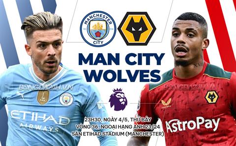 Nhận định Man City vs Wolves (23h30 ngày 4/5): Hủy diệt “bầy sói”