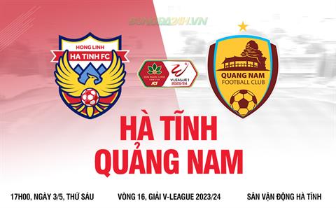 Trực tiếp Hà Tĩnh 0-1 Quảng Nam (H1): Đội khách bất ngờ ghi bàn