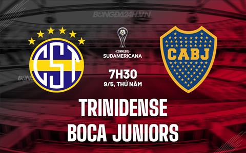 Nhận định Trinidense vs Boca Juniors 7h30 ngày 9/5 (Copa Sudamericana 2024)