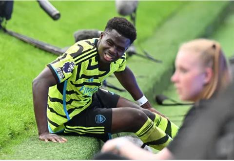 Bukayo Saka vắng mặt ở trận hạ màn mùa giải của Arsenal
