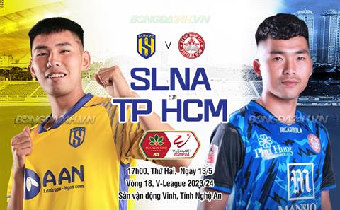 Nhận định SLNA vs CLB TP.HCM (18h00 ngày 13/5): Chờ tài tướng mới