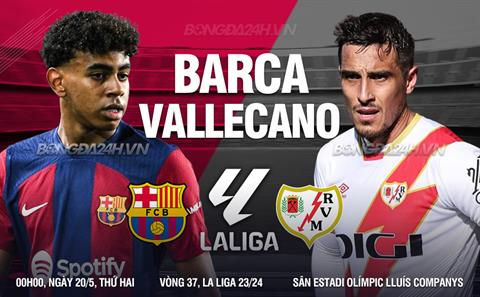 Nhận định Barca vs Rayo Vallecano (00h00 ngày 20/05): Đối thủ kỵ dơ