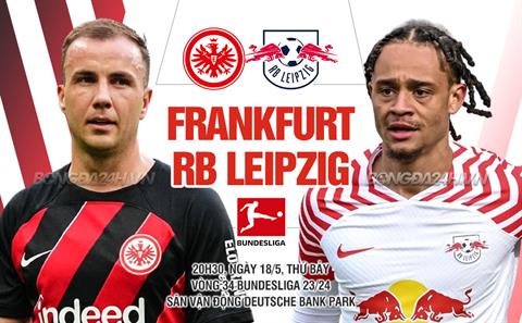 Nhận định bóng đá Frankfurt vs Leipzig 20h30 ngày 18/5 (Bundesliga 2023/24)