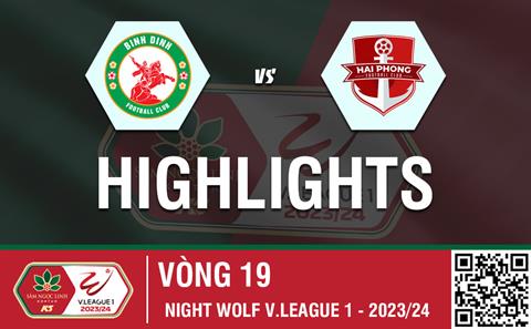 Video tổng hợp: Bình Định - Hải Phòng (Vòng 19 V-League 2023/24)