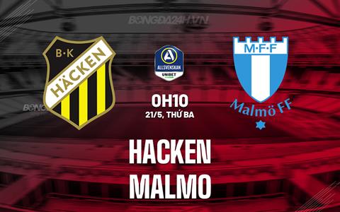 Nhận định bóng đá Hacken vs Malmo 0h10 ngày 21/5 (VĐQG Thụy Điển 2024)