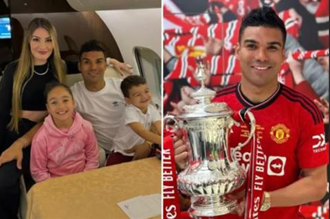 Vì sao Casemiro không tham dự tiệc mừng chức vô địch FA Cup của MU?