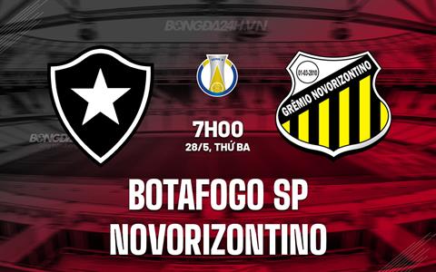 Nhận định Botafogo SP vs Novorizontino 7h00 ngày 28/5 (Hạng 2 Brazil 2024)