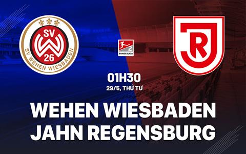 Nhận định Wehen Wiesbaden vs Jahn Regensburg 1h30 ngày 29/5 (Playoff Hạng 2 Đức 2024/25)