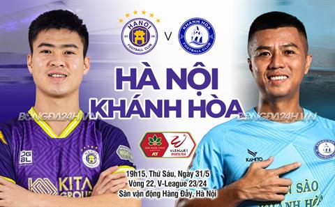 Nhận định Hà Nội vs Khánh Hòa (19h15 ngày 31/5): Khó có bất ngờ
