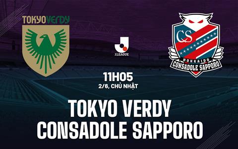 Nhận định Tokyo Verdy vs Consadole Sapporo 11h05 ngày 2/6 (VĐQG Nhật Bản 2024)