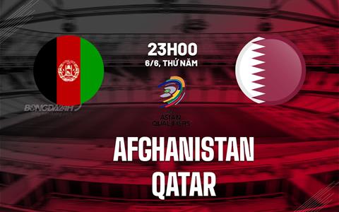 Nhận định bóng đá Afghanistan vs Qatar 23h00 ngày 6/6 (Vòng loại World Cup 2024)