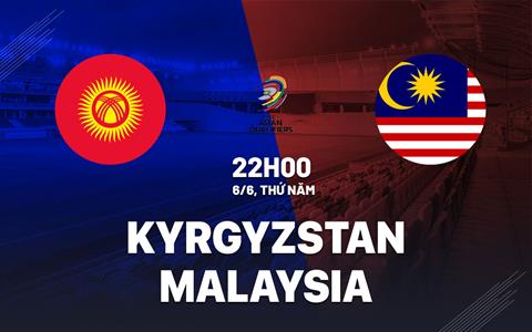 Nhận định Kyrgyzstan vs Malaysia 22h00 ngày 6/6 (Vòng loại World Cup 2024)