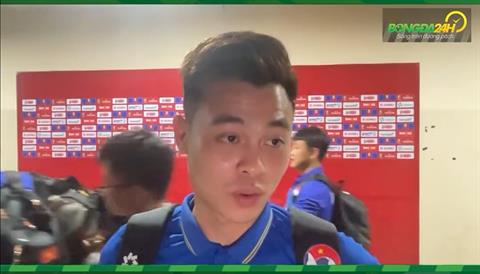 Tiền vệ Đức Chiến: Tôi vui vì đội đã thắng nhưng buồn vì mình mắc lỗi dẫn tới bàn thua