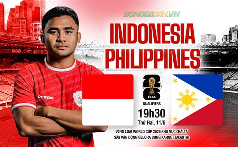 Nhận định Indonesia vs Philippines (19h30 ngày 11/06): Mong chờ phép màu