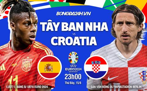 Nhận định bóng đá Tây Ban Nha vs Croatia (23h00 ngày 15/6): “Bò tót” áp đảo